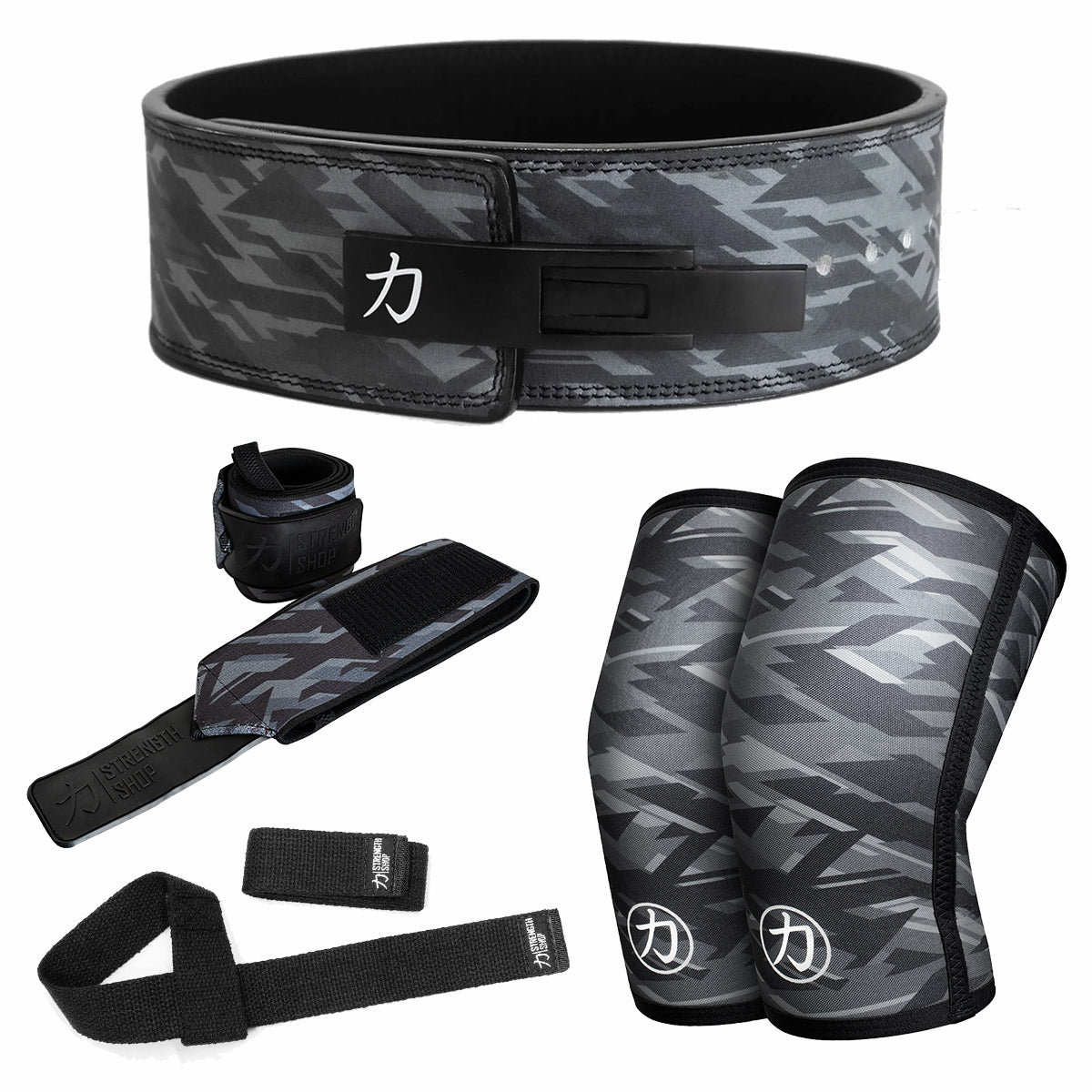strength-shop-ultimate-strength-kit-dark-camo-10mm-ceinture-genouill-res-prot-ge image 1