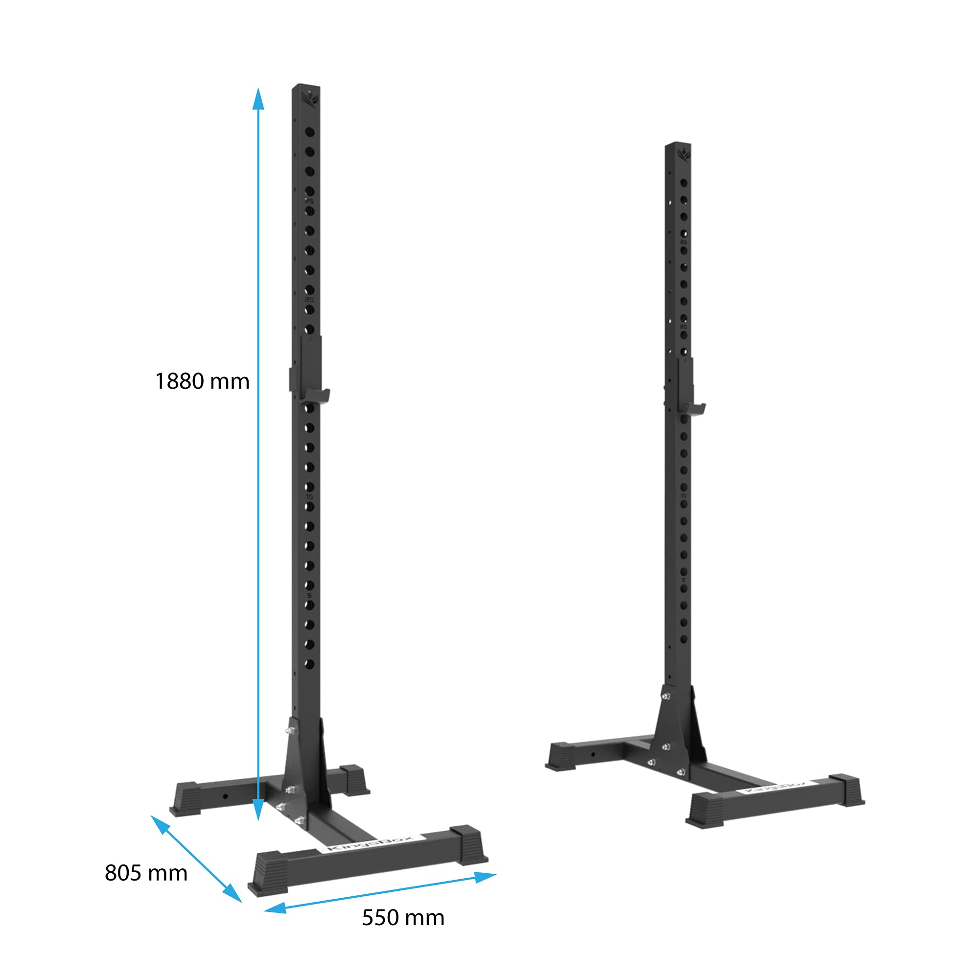 kingsbox-royal-sx-5-ii-squat-rack-250-kg image 3
