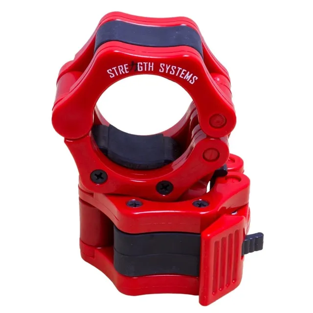 strength-shop-olympic-flip-lock-colliers-de-serrage-rouge-paire image 1
