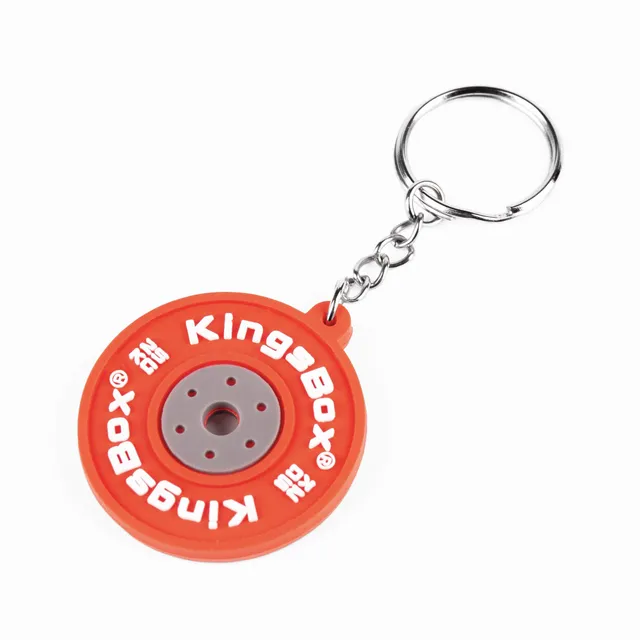 kingsbox-porte-cl-s-bumper-plate-mini-r-plique-rouge-4-cm image 1