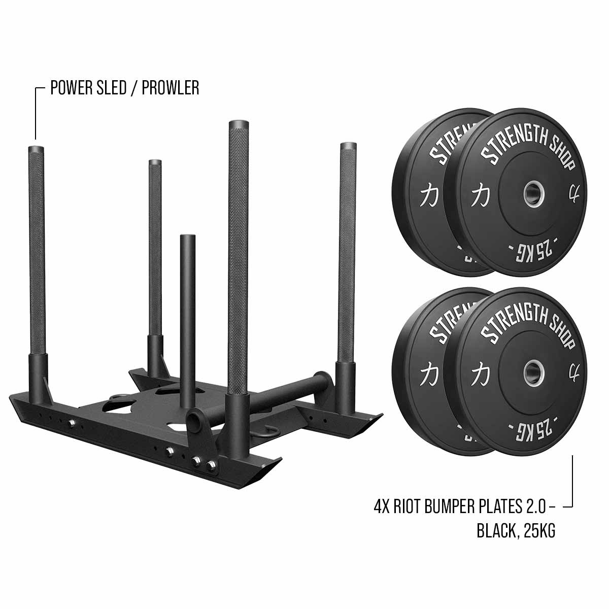 strength-shop-sled-push-bundles-prowler-4-pole-disques-riot image 4