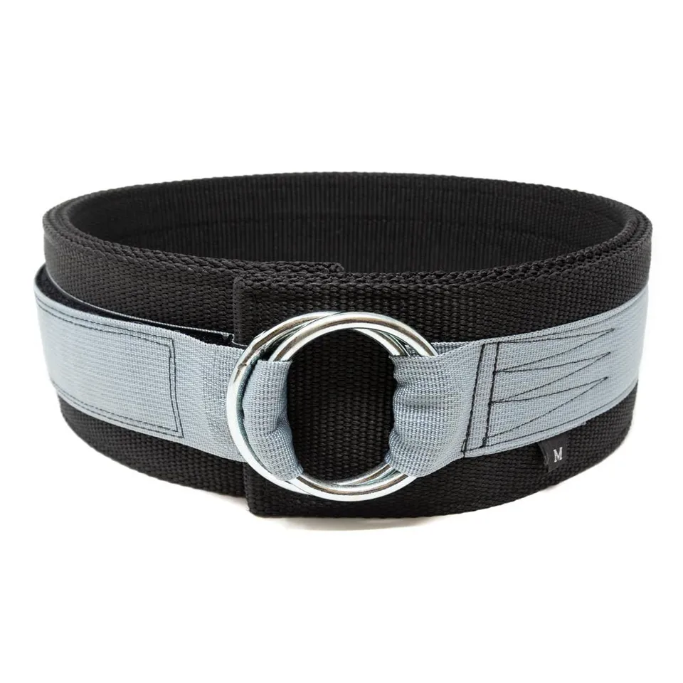strength-shop-ceinture-deadlift-sangle-gris-noir-10-cm image 1