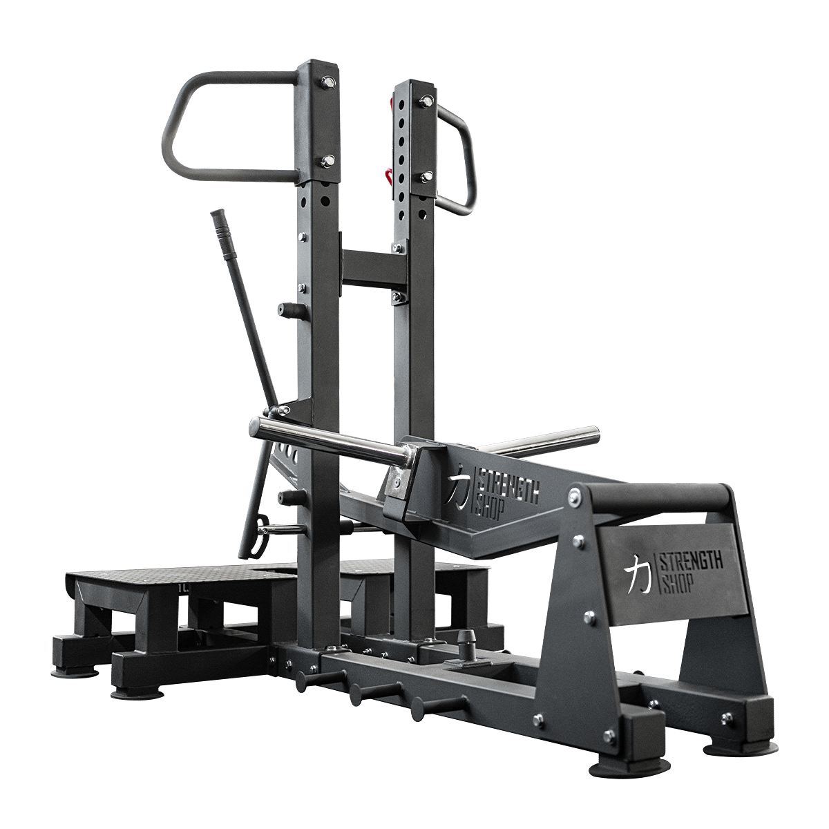 strength-shop-riot-belt-squat-machine-avec-ceinture-et-mousqueton image 1