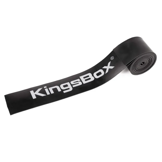 kingsbox-floss-band-noire-2000-mm-bande-compression-musculaire-latex image 1