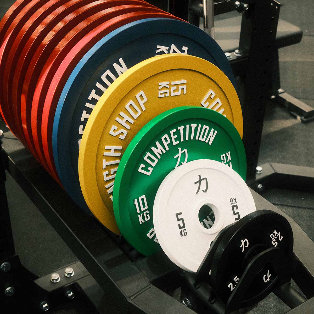 strength-shop-calibrated-plates-set-157-5-kg-disques-de-comp-tition-ipf image 5