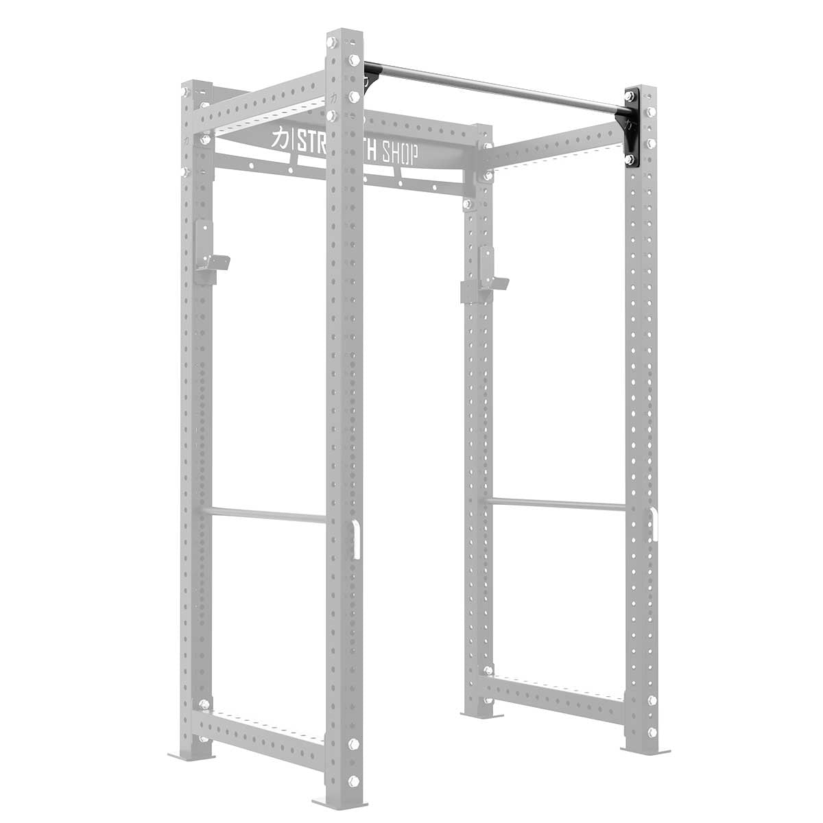 strength-shop-riot-mrr-75-straight-pull-up-bar-raw-steel-barre-traction image 2