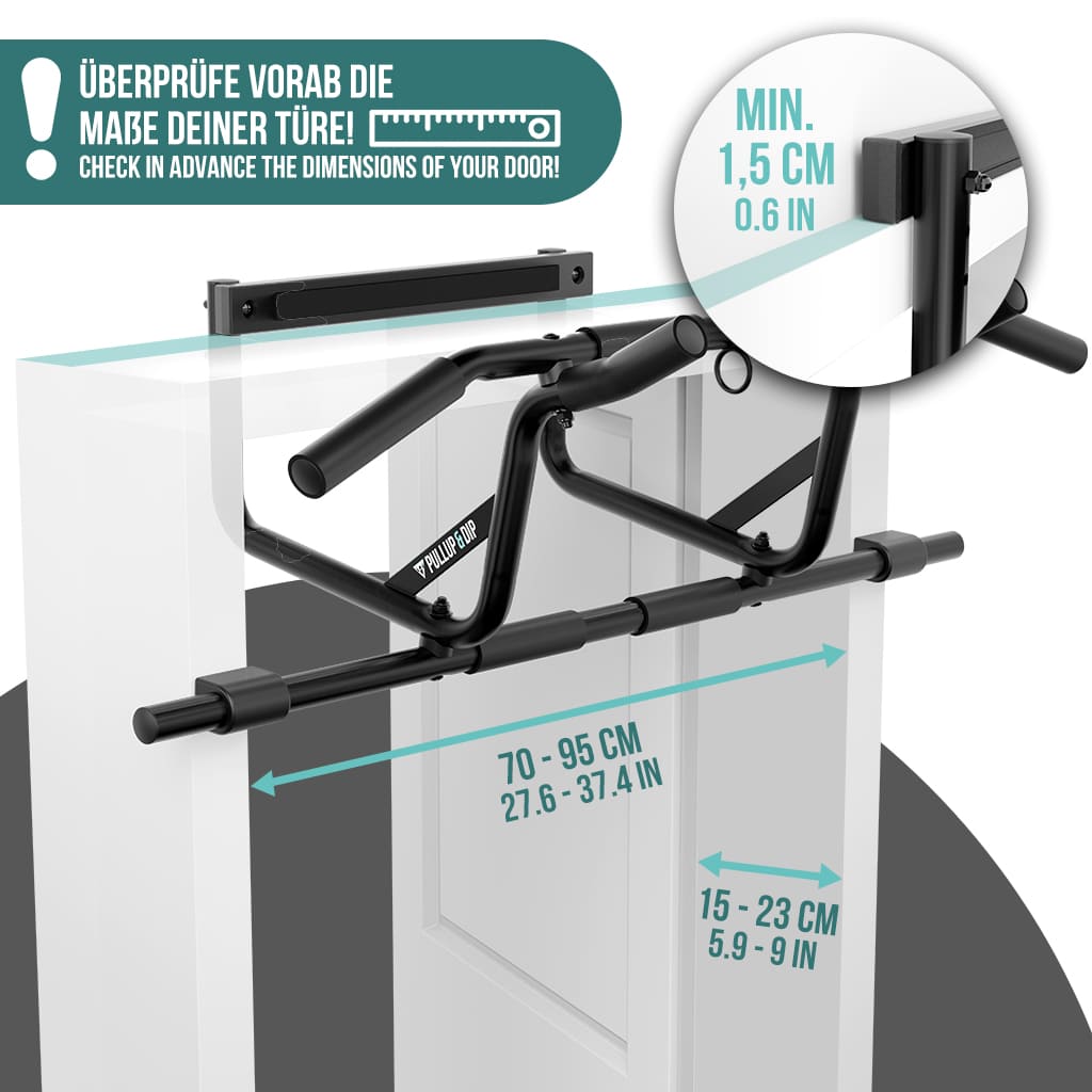 pullup-dip-set-barre-de-traction-porte-d-butant-avec-sangles image 4