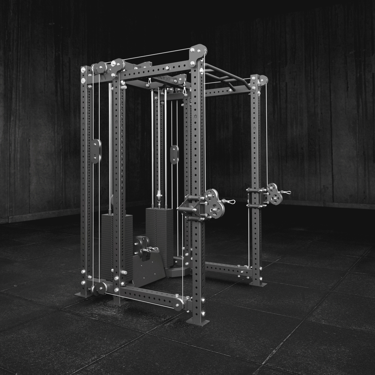 strength-shop-riot-mrr-cable-rack-system-rack-functional-trainer-6-poulies image 7