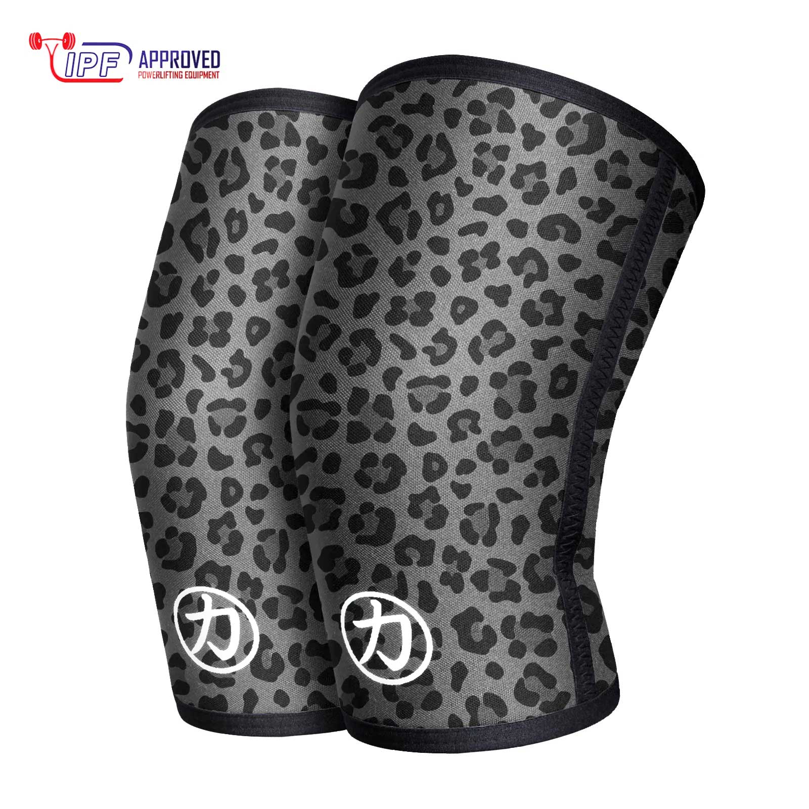 strength-shop-7mm-inferno-neoprene-knee-sleeves-dark-leo-paire-ipf-approved image 2
