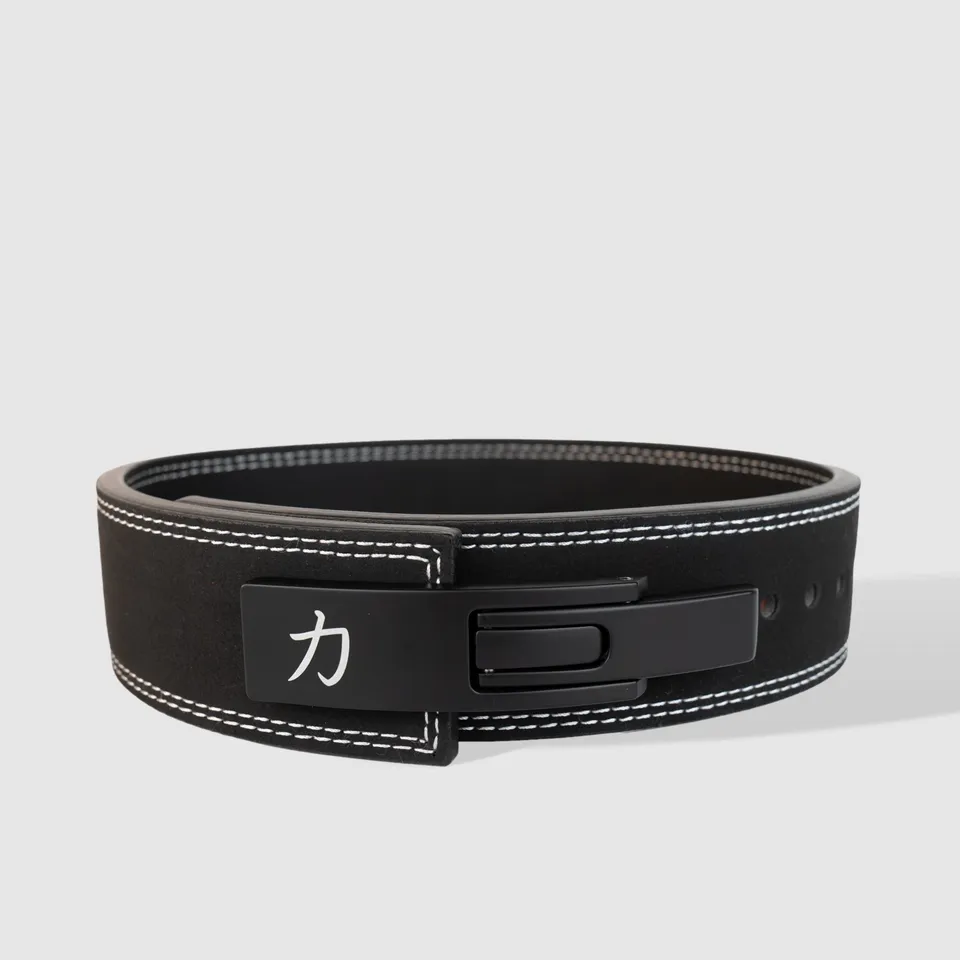 strength-shop-narrow-lever-belt-10mm-7-6cm-noir-ipf-approved image 1