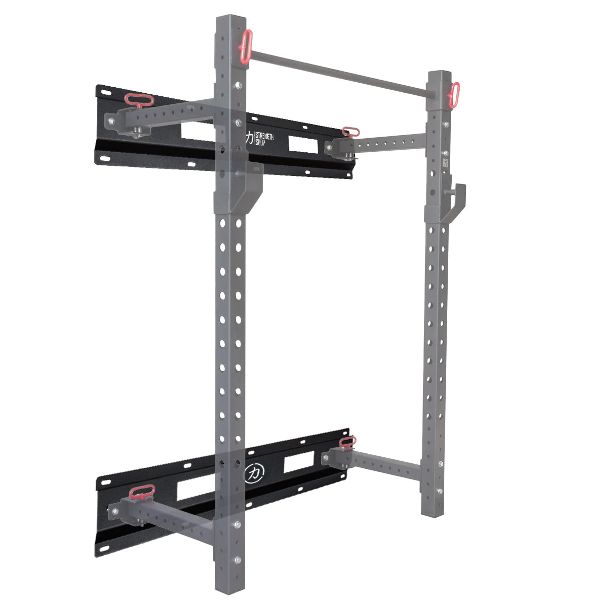 strength-shop-stringers-pour-rack-mural-paire-d-acier image 1