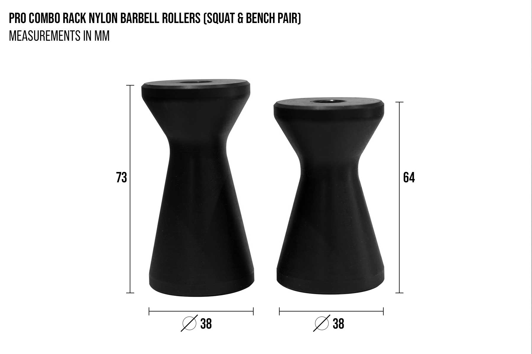 strength-shop-pro-combo-rack-nylon-barbell-rollers-paire-squat-bench image 2