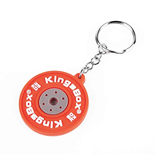 kingsbox-porte-cl-s-bumper-plate-mini-r-plique-rouge-4-cm image 2