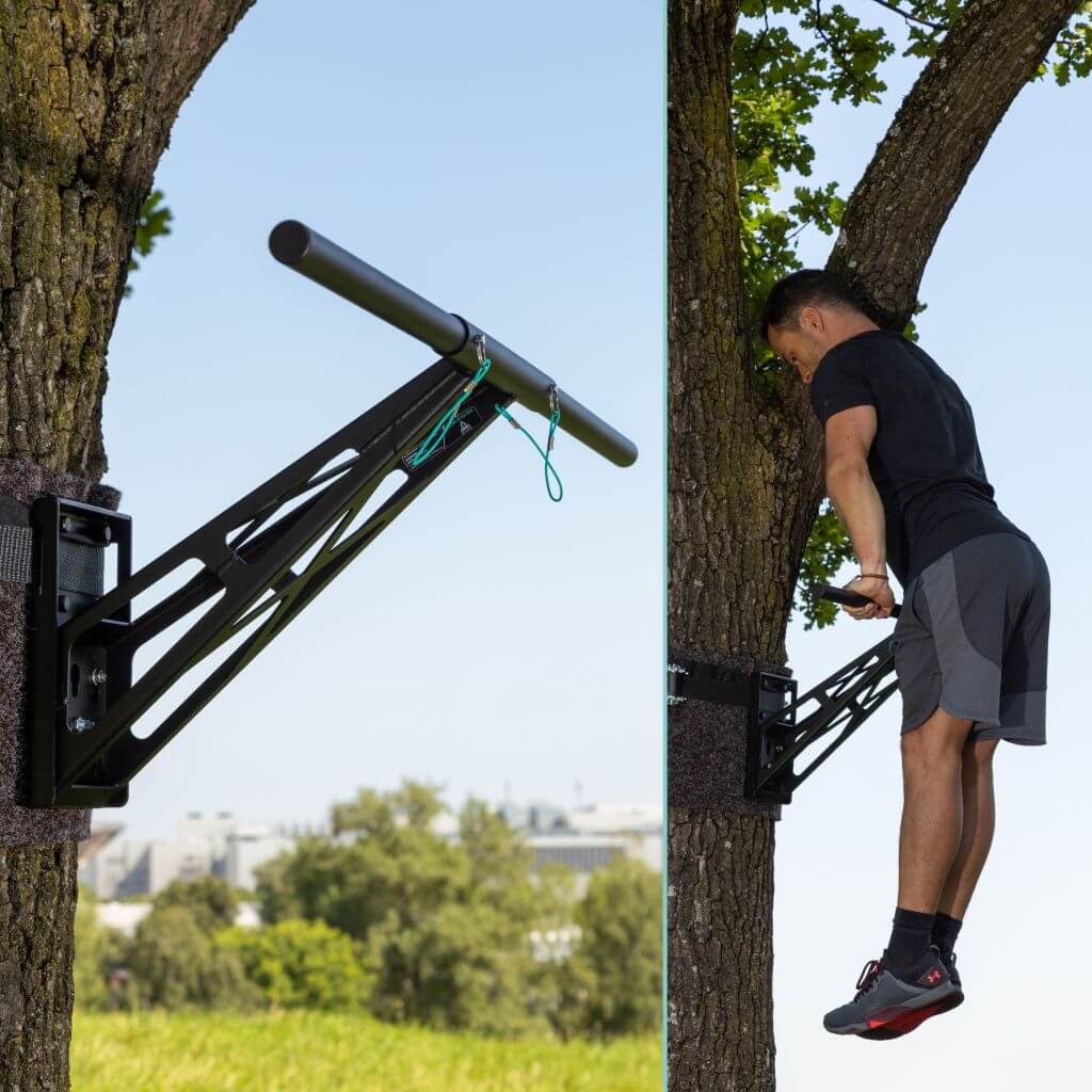 pullup-dip-barres-droites-muscle-up-tractions-et-dips-acier-lot-de-2 image 2