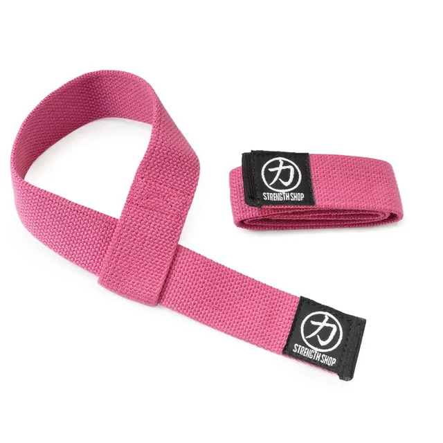 strength-shop-originals-sangles-de-tirage-coton-rose image 1