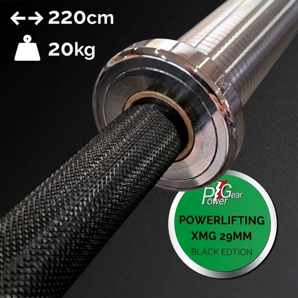power-gear-xmg-29-mm-black-edition-barre-powerlifting image 1