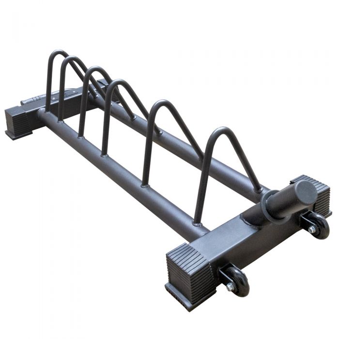 strength-shop-bumper-plate-toast-rack-rangement-horizontal-noir image 4