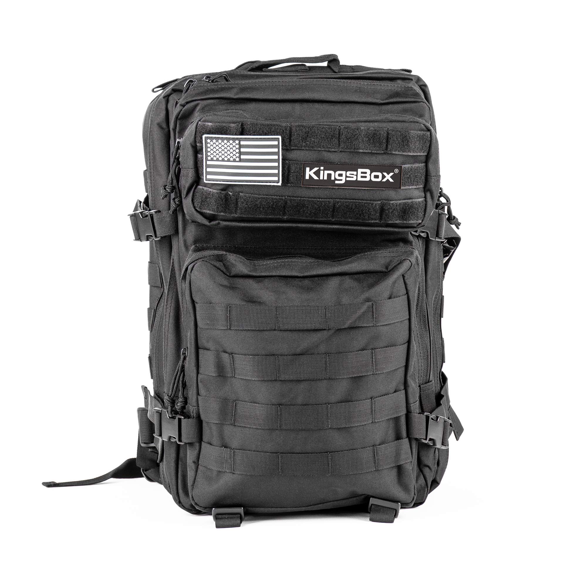 kingsbox-home-series-sac-dos-unisexe-45-l-48x32x29-cm-noir-1-25-kg image 2