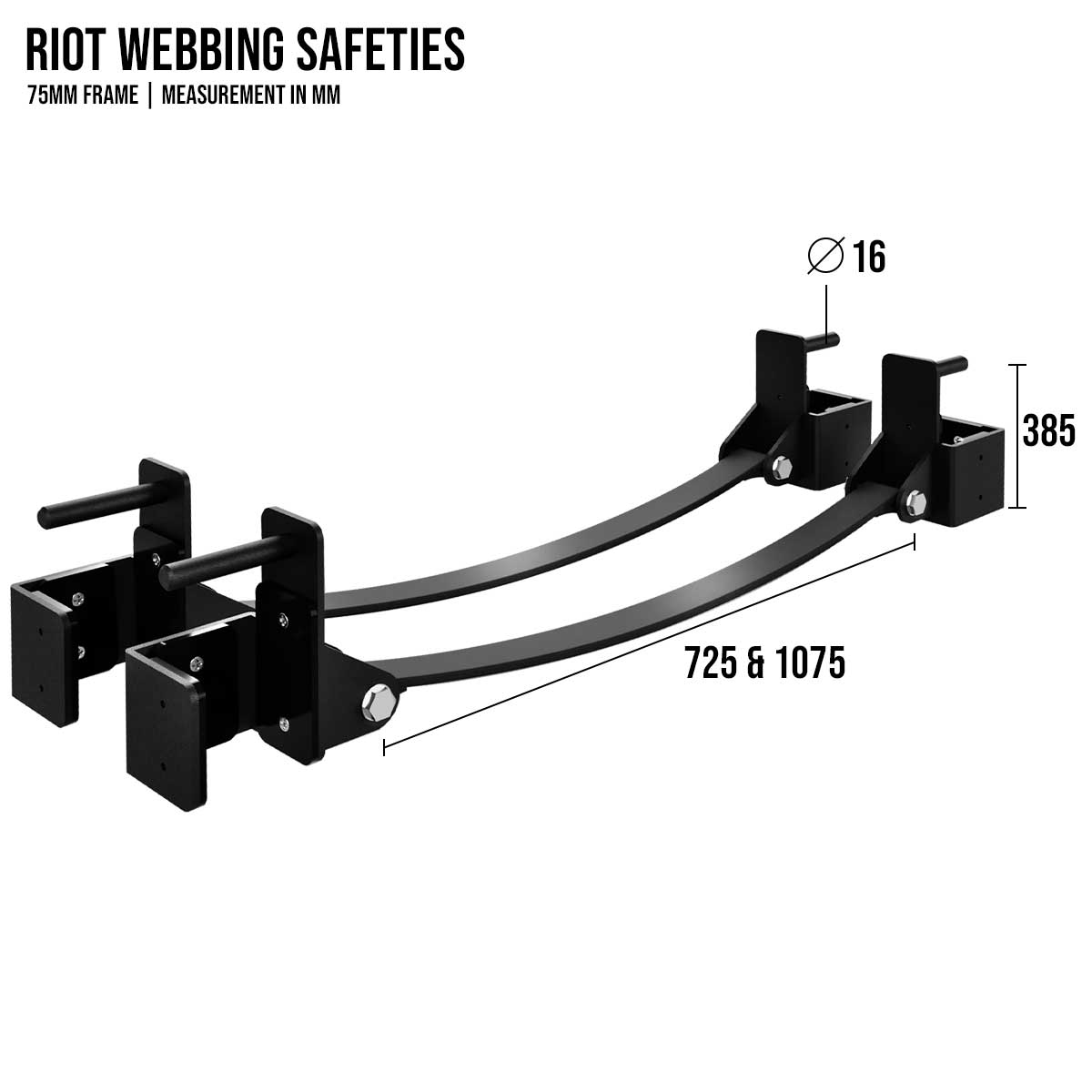 strength-shop-riot-mrr-75-webbing-safeties-1075-paire-s-curit-s-sangles image 2