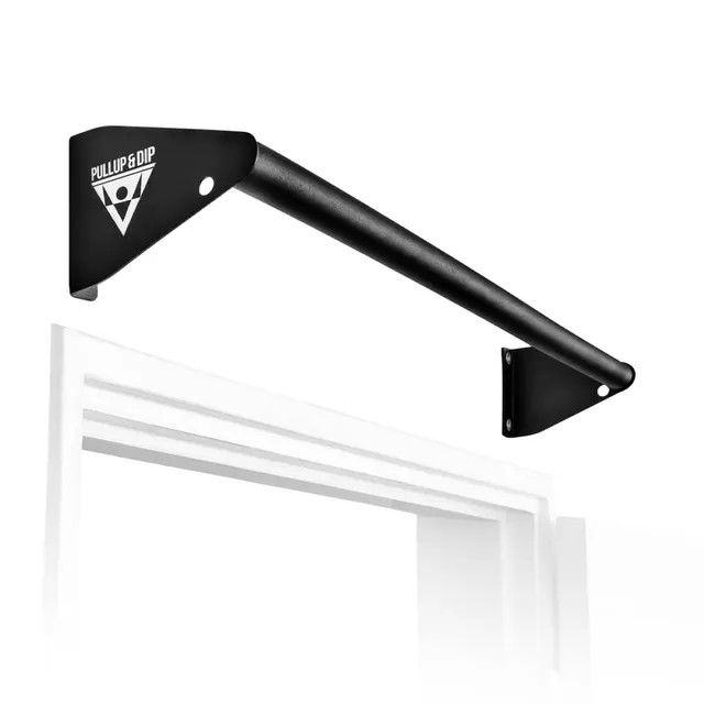 pullup-dip-barre-de-traction-murale-en-bois-au-dessus-porte image 1