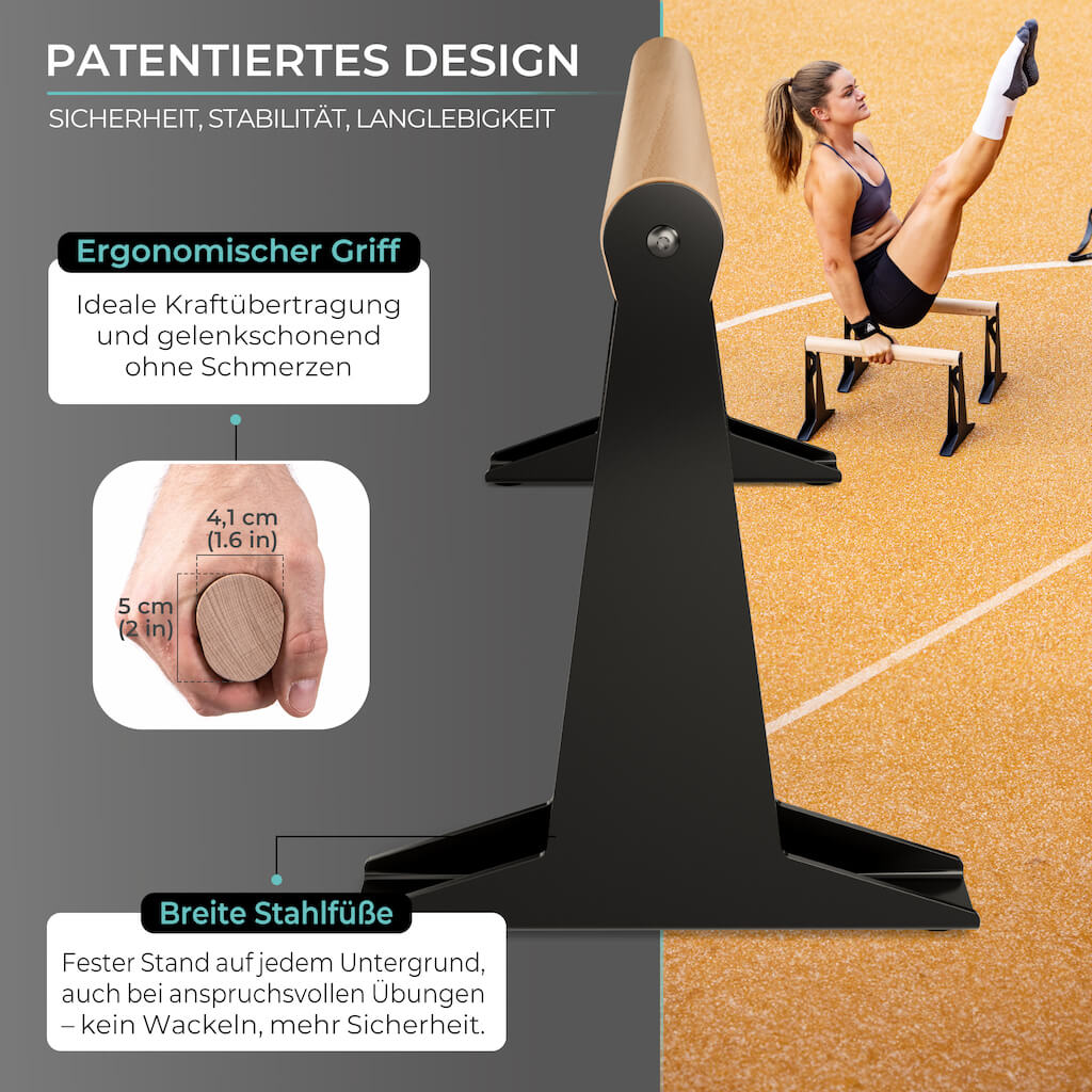 pullup-dip-parallette-en-bois-poign-e-ergonomique-seconde-choix image 4