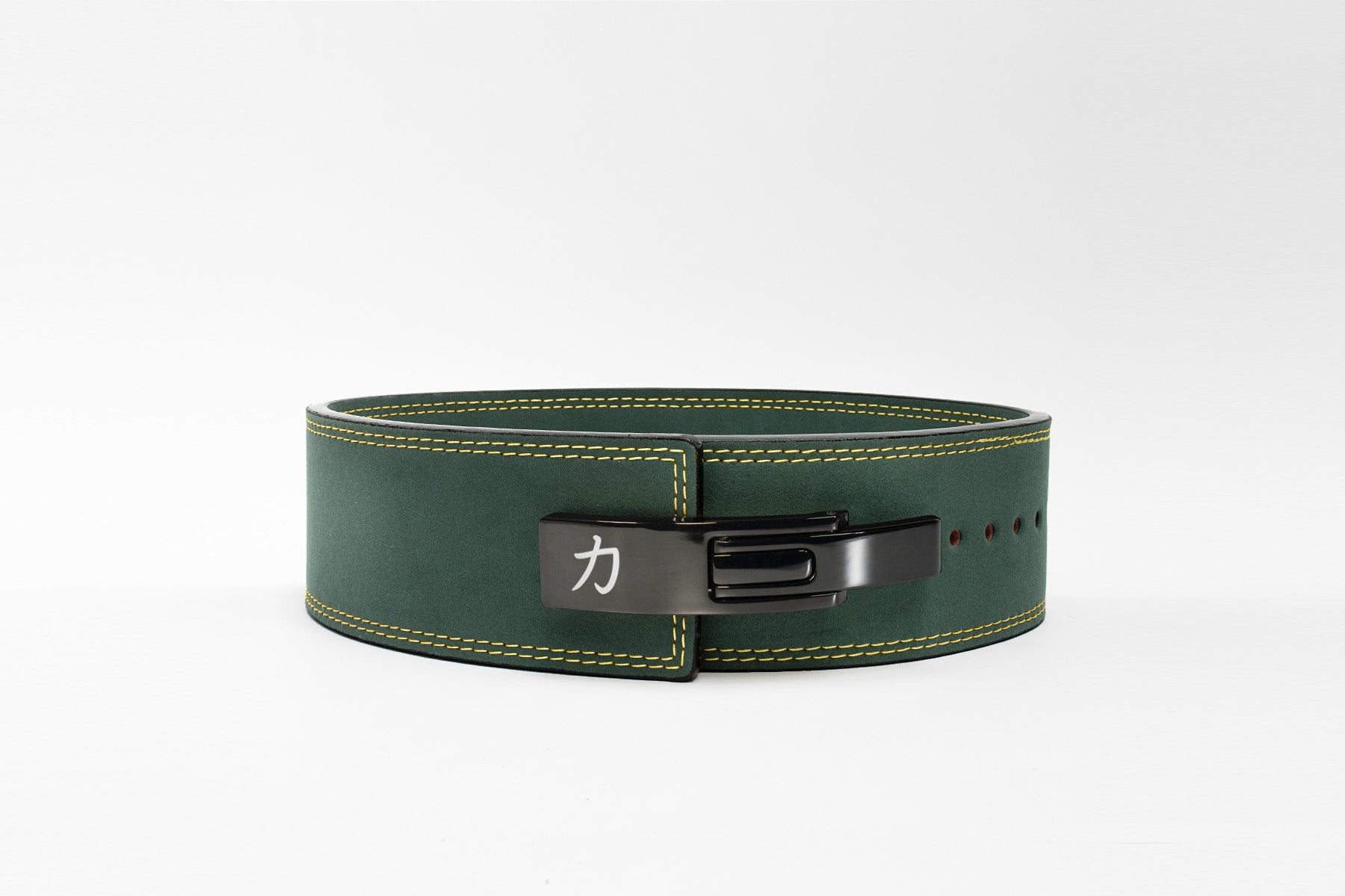 strength-shop-vintage-green-lever-belt-10mm-ceinture-levier-ipf image 4