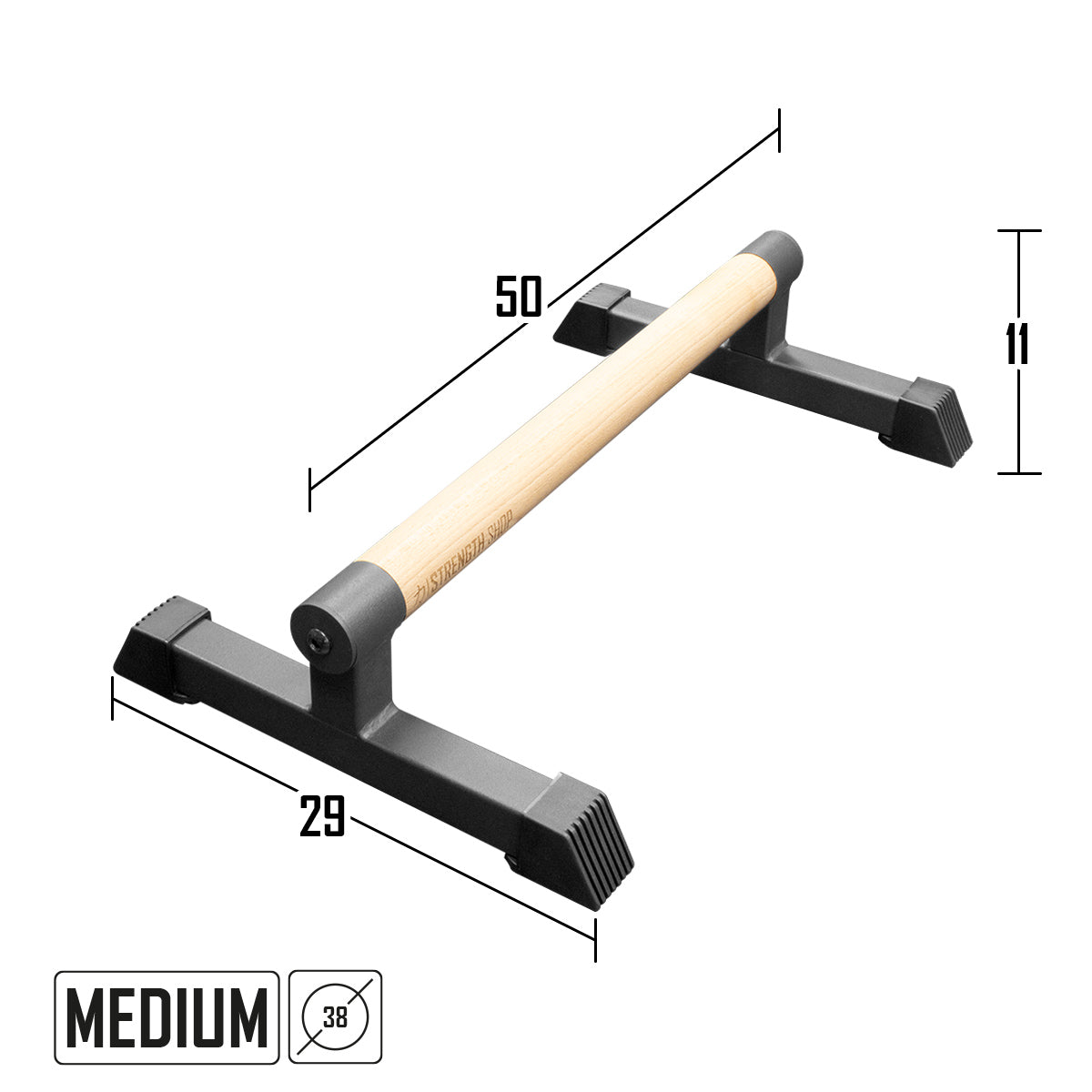 strength-shop-wooden-grip-parallettes-38mm-base-acier-3-tailles image 4