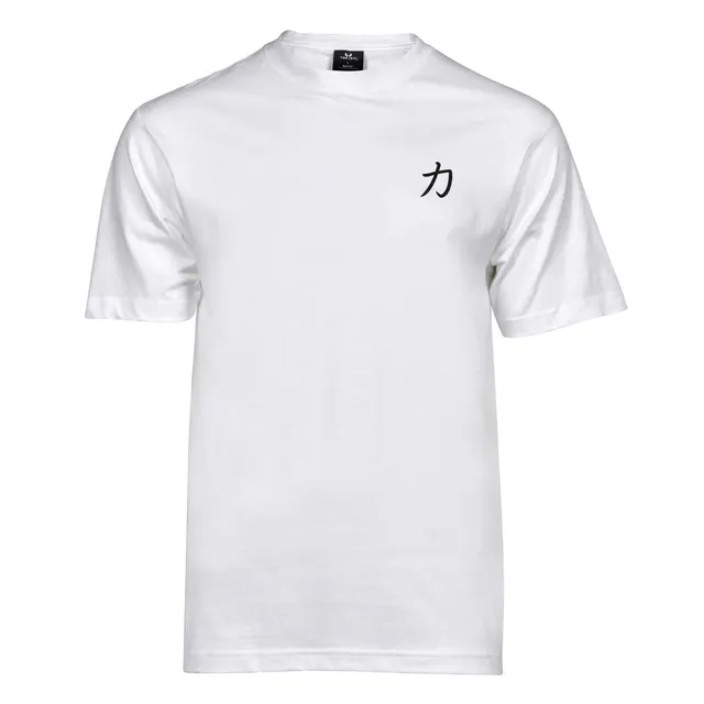 strength-shop-strength-wear-t-shirt-v3-chikara-white-t-shirt-coton-185-g-m image 1