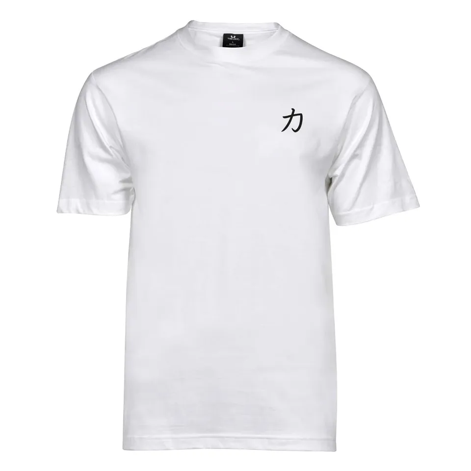 strength-shop-strength-wear-t-shirt-v3-chikara-white-t-shirt-coton-185-g-m image 1