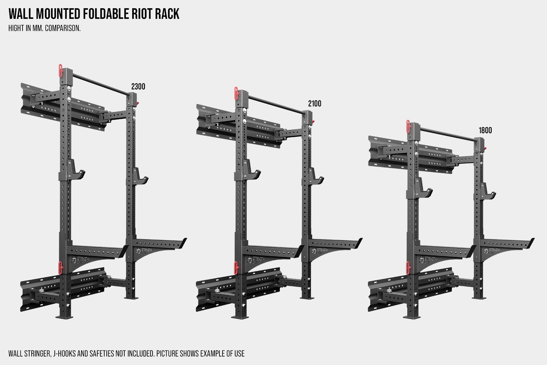 strength-shop-riot-mrr-wall-mounted-foldable-rack-rack-mural-pliable image 5
