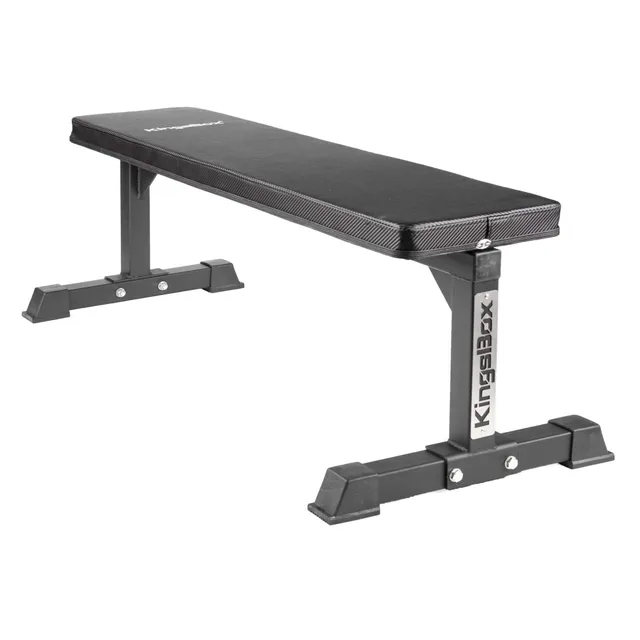 kingsbox-banc-plat-120-cm-350-kg-noir image 1
