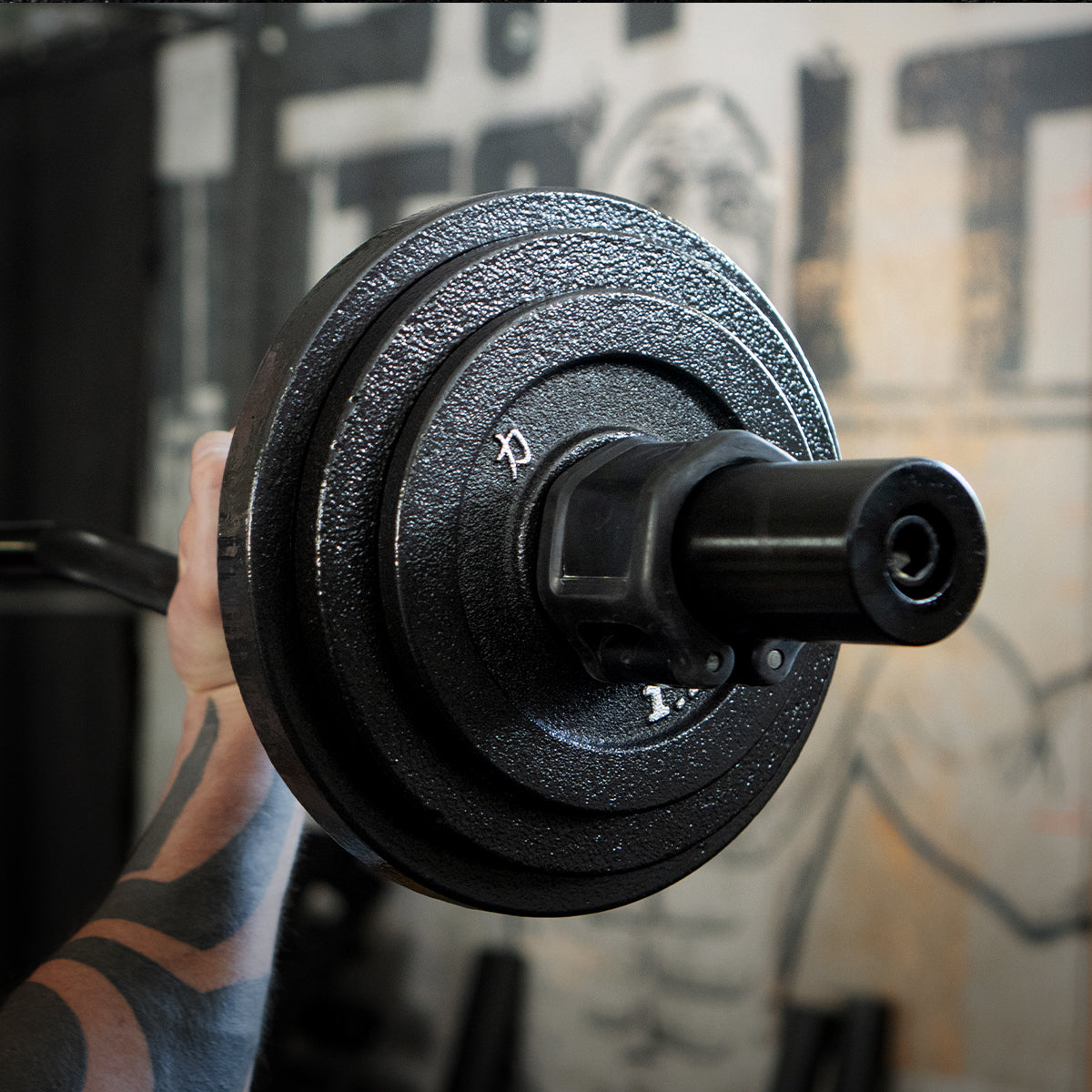 strength-shop-riot-cast-iron-plates-powerlifting-2x5kg-2x2-5kg-2x1-25kg image 2