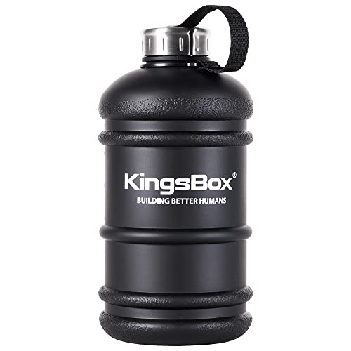 kingsbox-bouteille-d-eau-blacknight-2-2-l-sans-bpa-noir-mat image 7