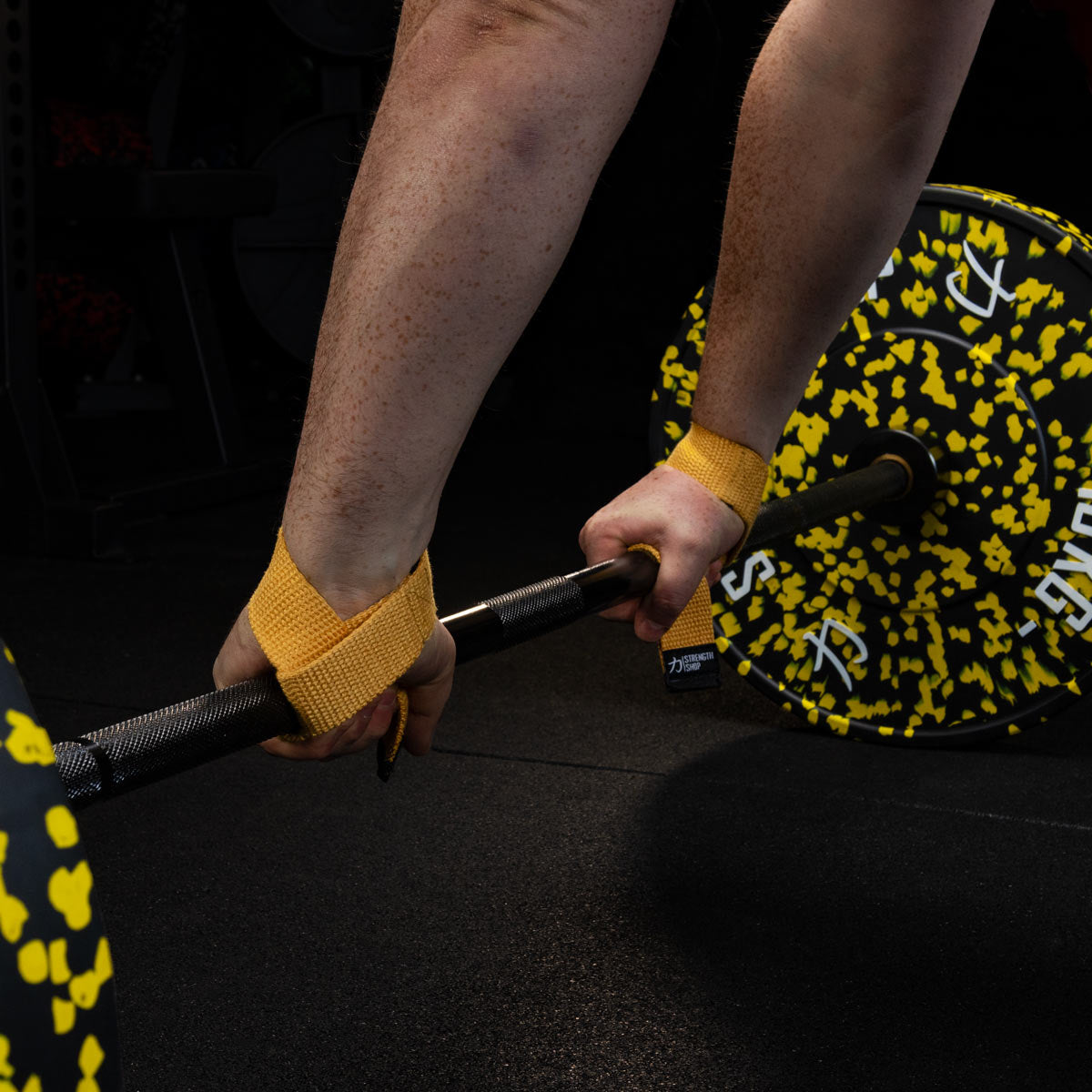 strength-shop-originals-lifting-straps-gold-cotton-sangles-de-tirage image 3