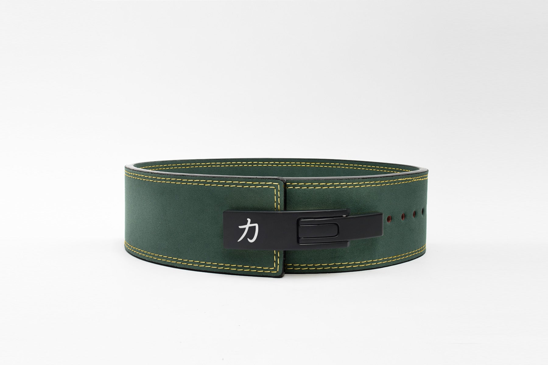 strength-shop-vintage-green-lever-belt-10mm-ceinture-levier-ipf image 3