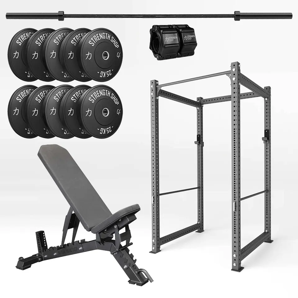 strength-shop-heavy-duty-home-gym-bundle-avec-rack-riot-mrr image 1