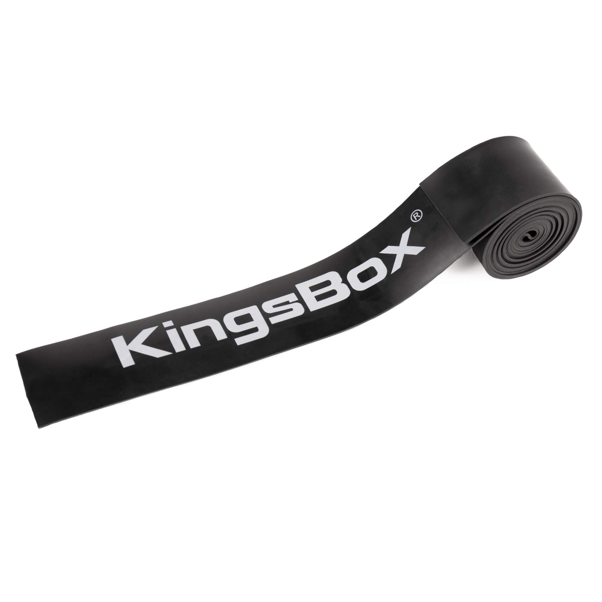 kingsbox-floss-band-noire-2000-mm-bande-compression-musculaire-latex image 1
