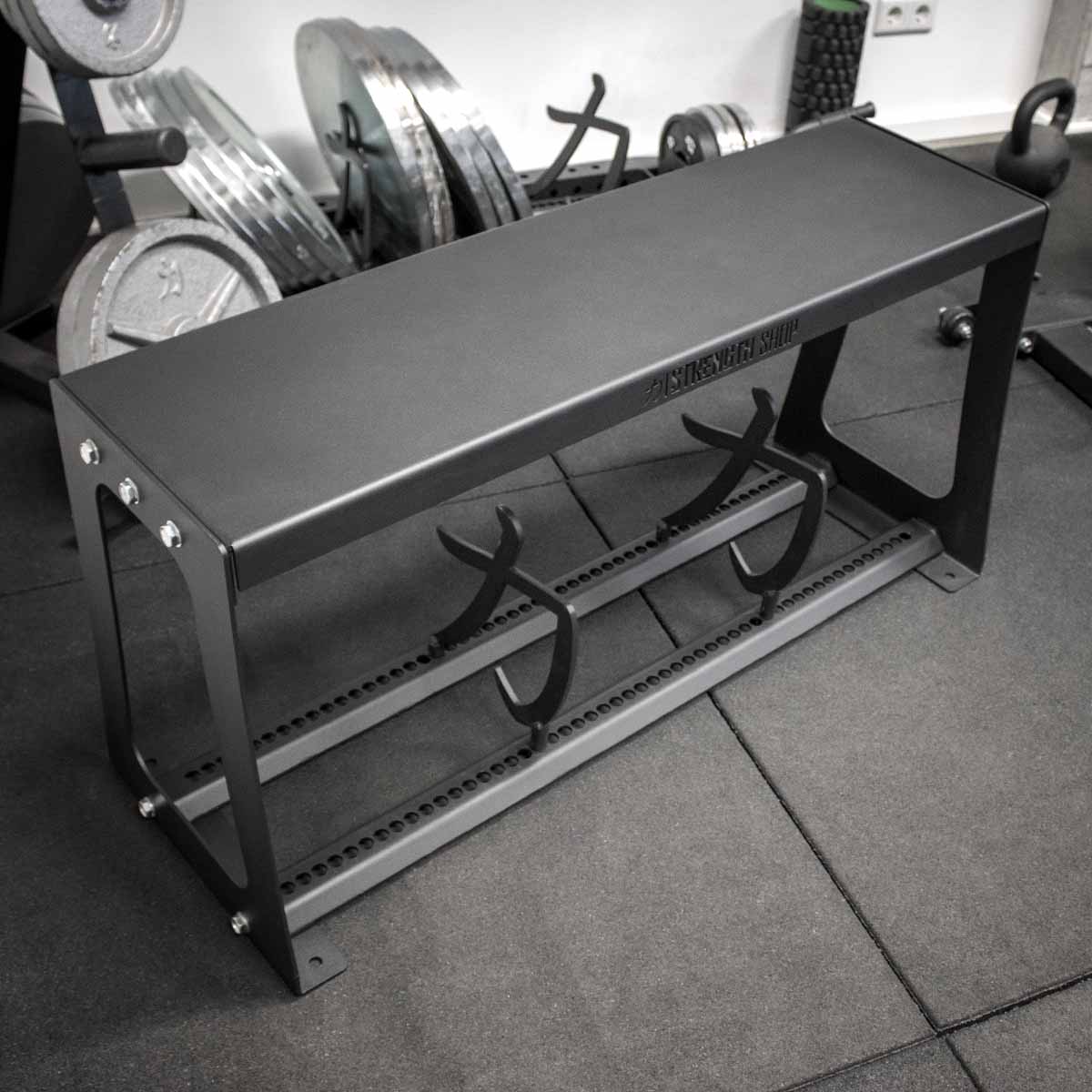 strength-shop-plate-storage-bench-banc-de-rangement-disques-acier image 3
