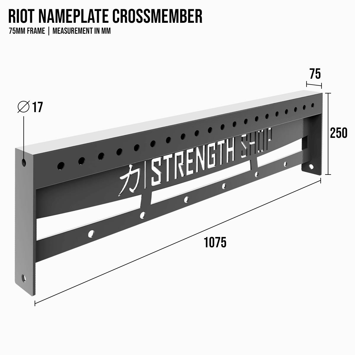strength-shop-riot-mrr-75-traverse-nameplate image 3