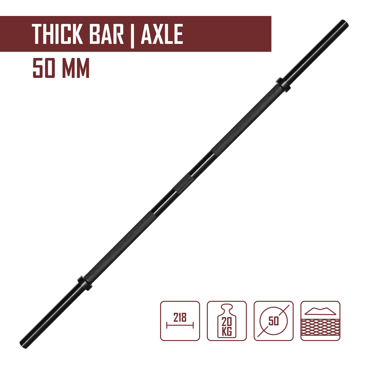 strength-shop-thick-bar-axle-50mm-barre-grip image 2