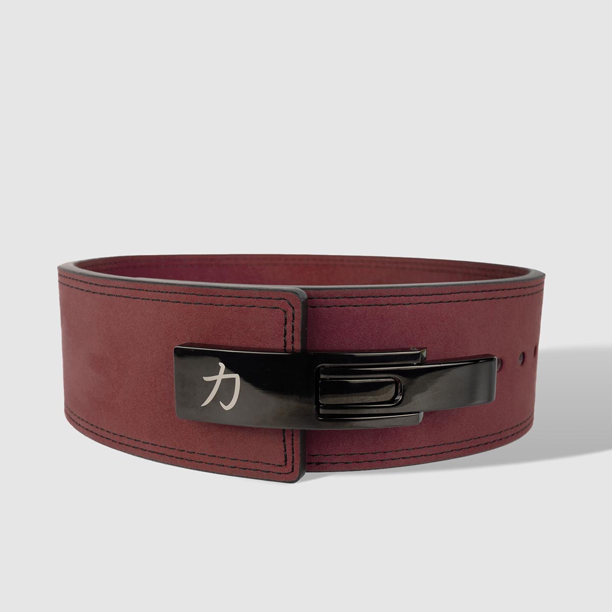 strength-shop-lever-belt-10mm-wine-red-ceinture-ipf-approved image 3
