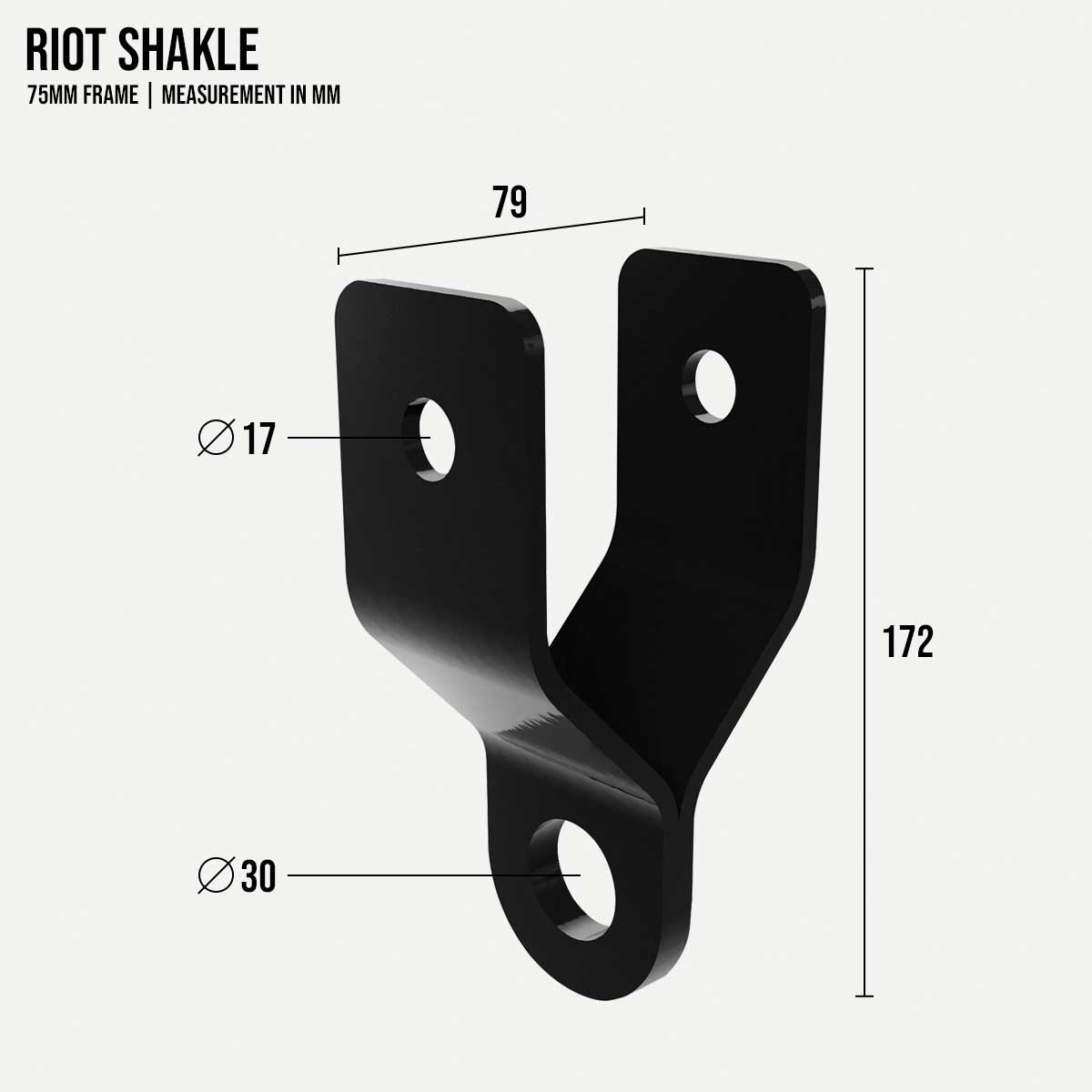 strength-shop-riot-mrr-75-shackle-connecteur-cha-ne image 2
