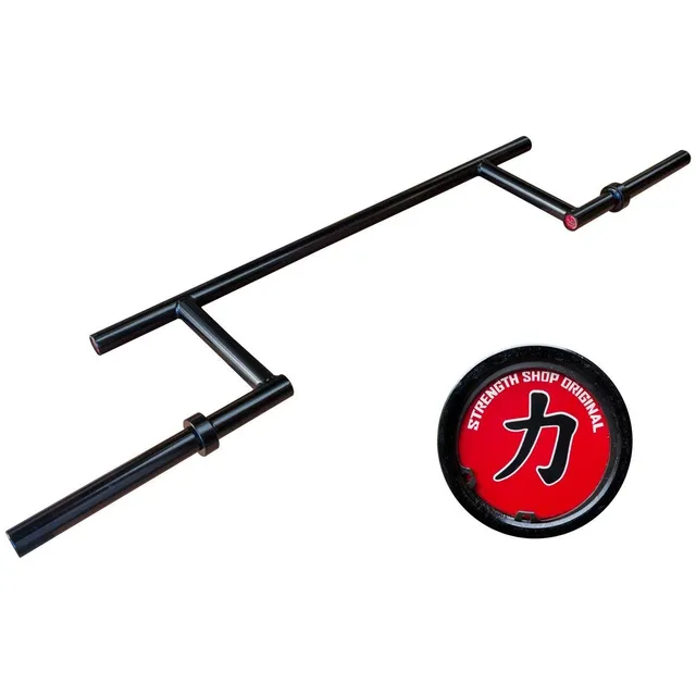 strength-shop-barre-olympique-cambered-25kg-squat-bench image 1
