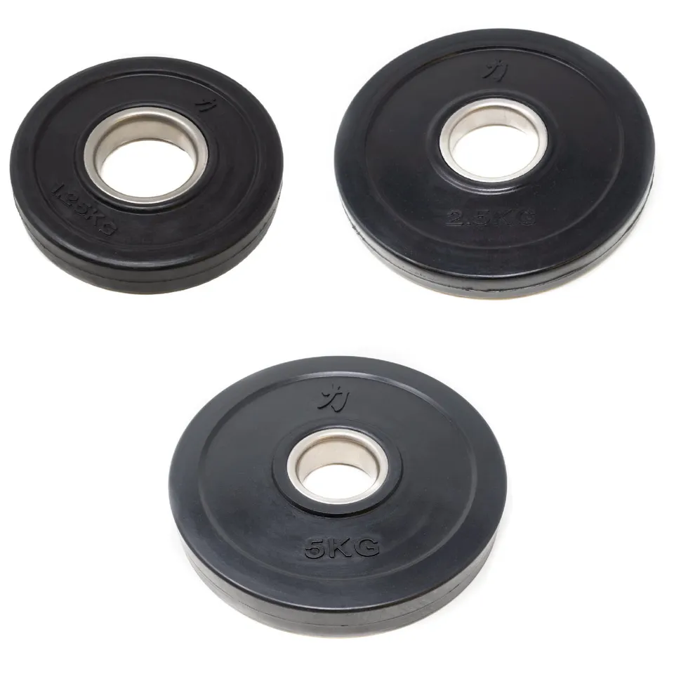 strength-shop-set-disques-caoutchouc-15kg-2x5kg-2x2-5kg-2x1-25kg image 1