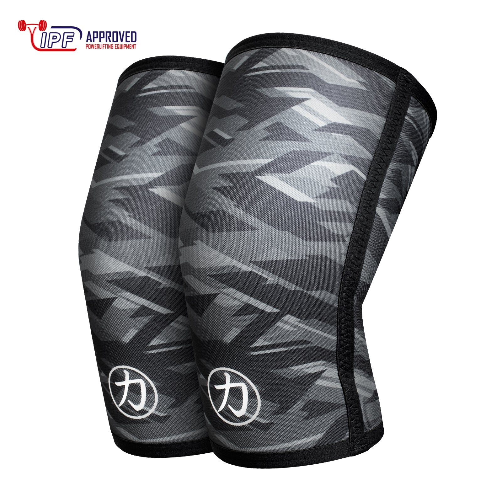 strength-shop-7mm-inferno-neoprene-knee-sleeves-dark-camo-ipf-paire image 2