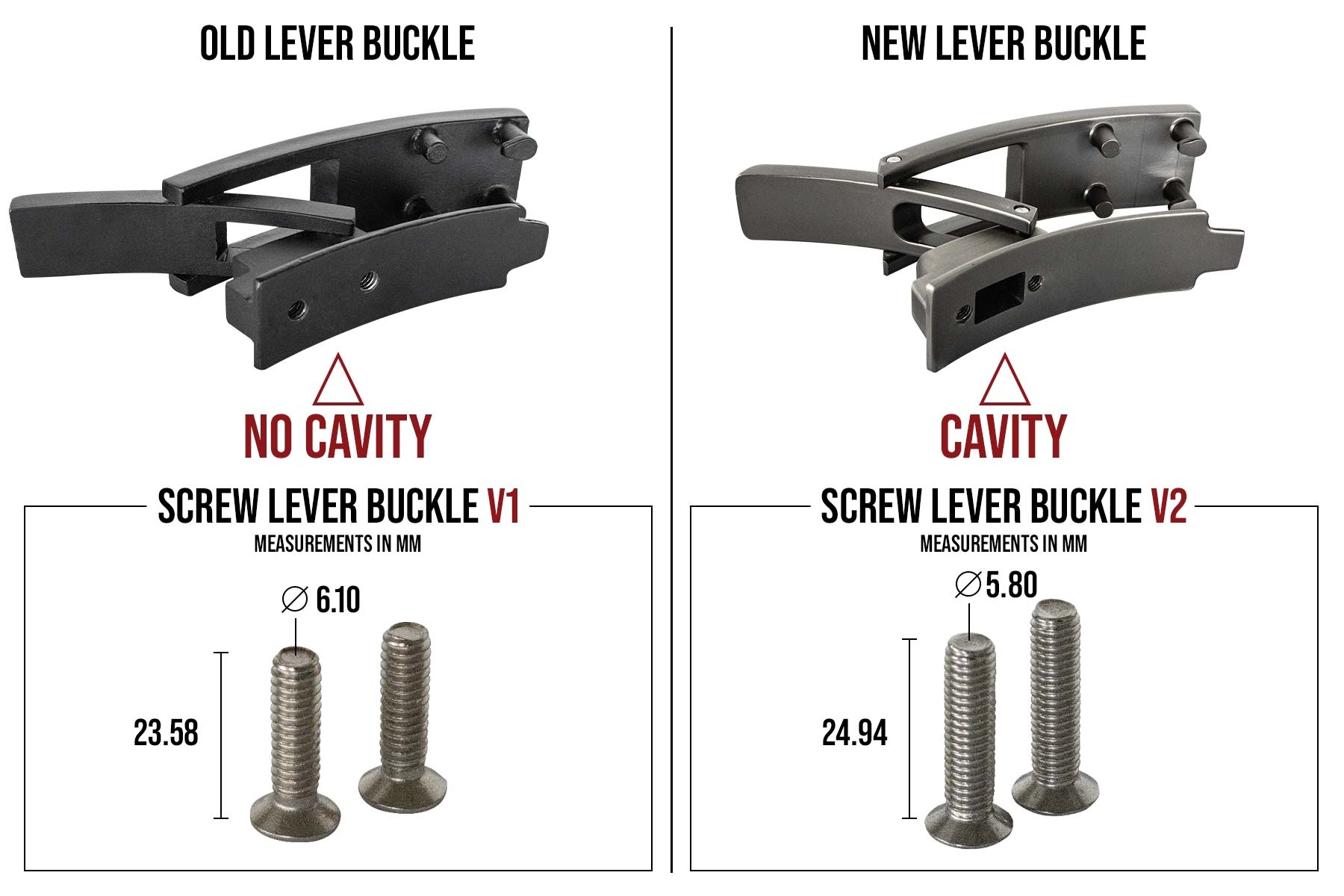 strength-shop-replacement-screw-lever-buckle-v1-v2-vis-de-rechange image 2