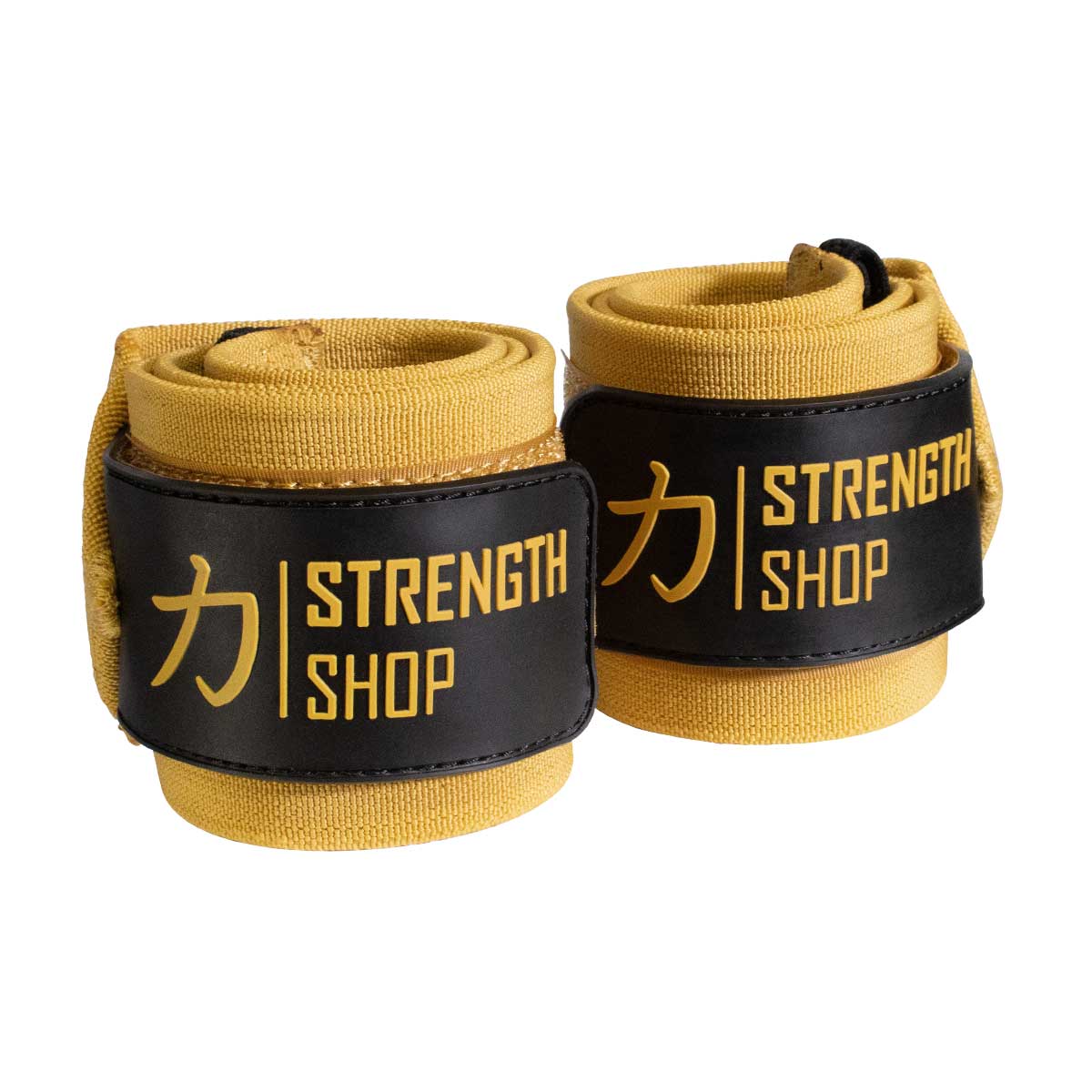 strength-shop-gold-wrist-wraps-medium-bandes-de-poignet-ipf-30-60-90cm image 2