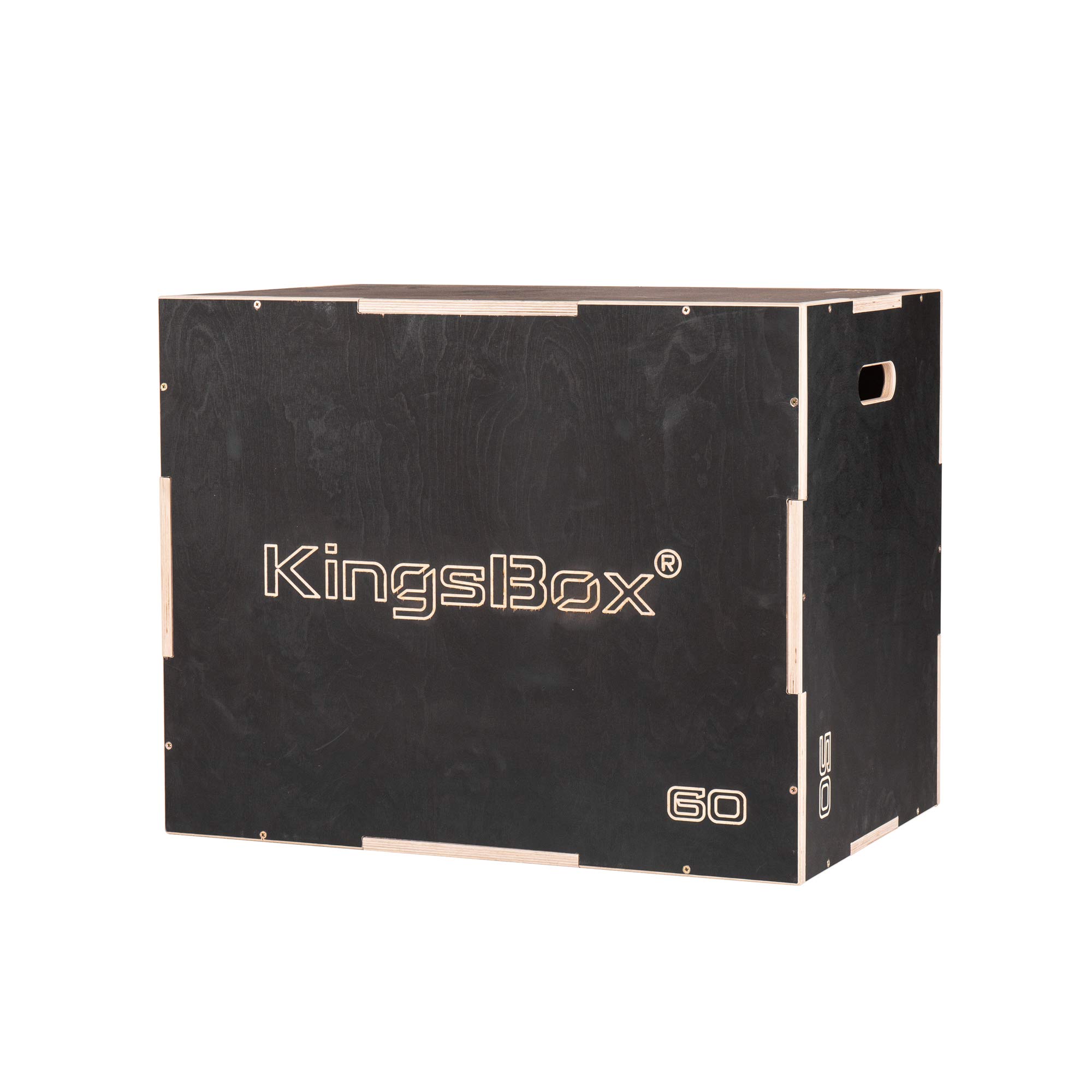kingsbox-royal-series-plyo-box-en-bois-3-en-1-noir-50x60x75-cm-200-kg image 1