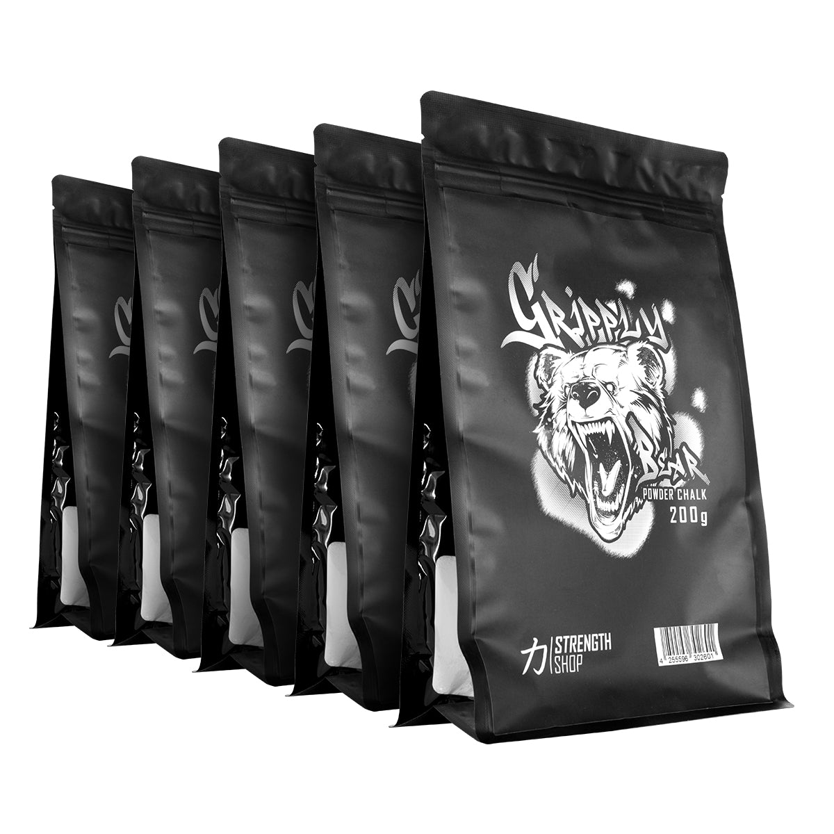 strength-shop-chalk-powder-gripply-bear-200g-magn-sie-musculation image 2