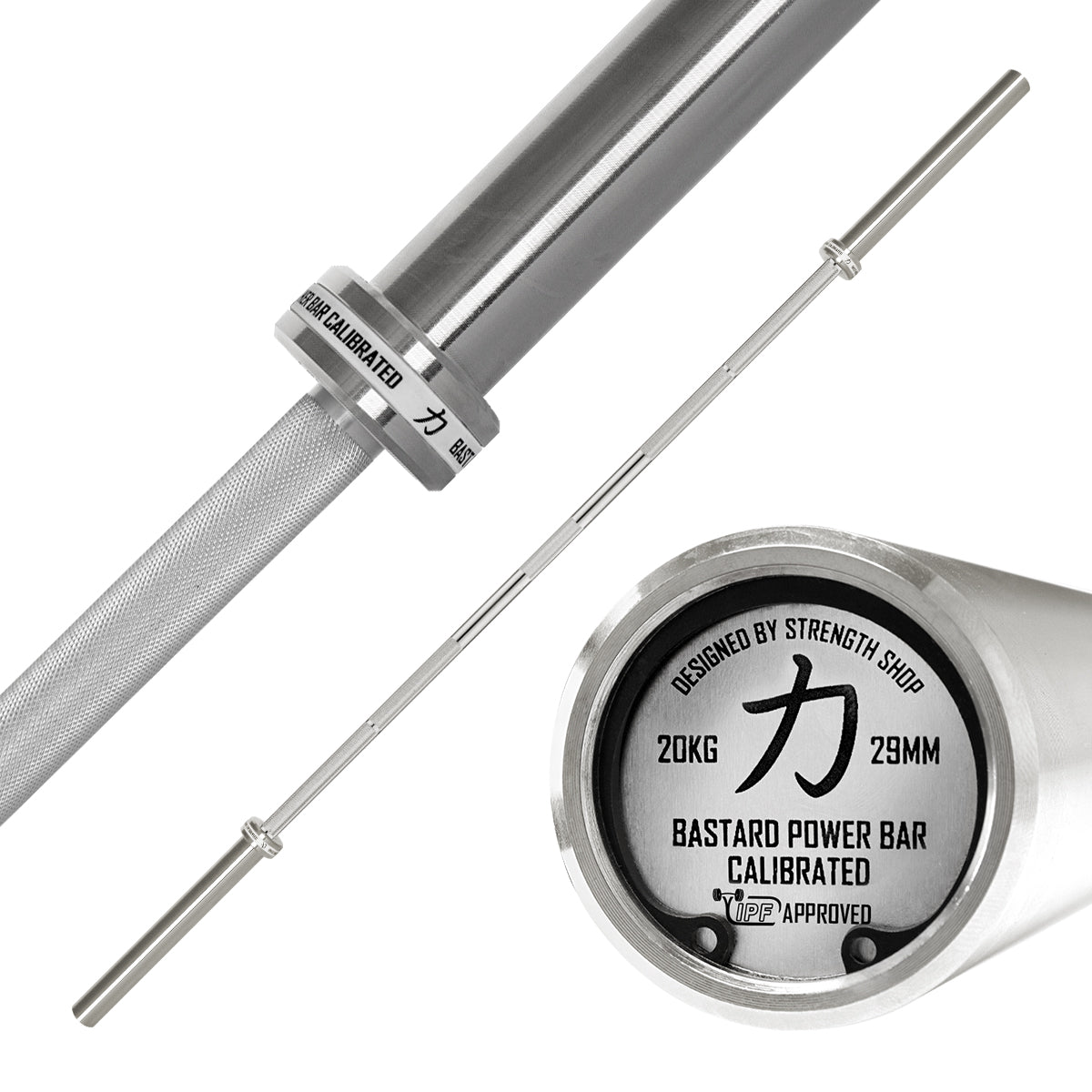 strength-shop-calibrated-bastard-power-bar-inox-20kg-ipf-approved image 1
